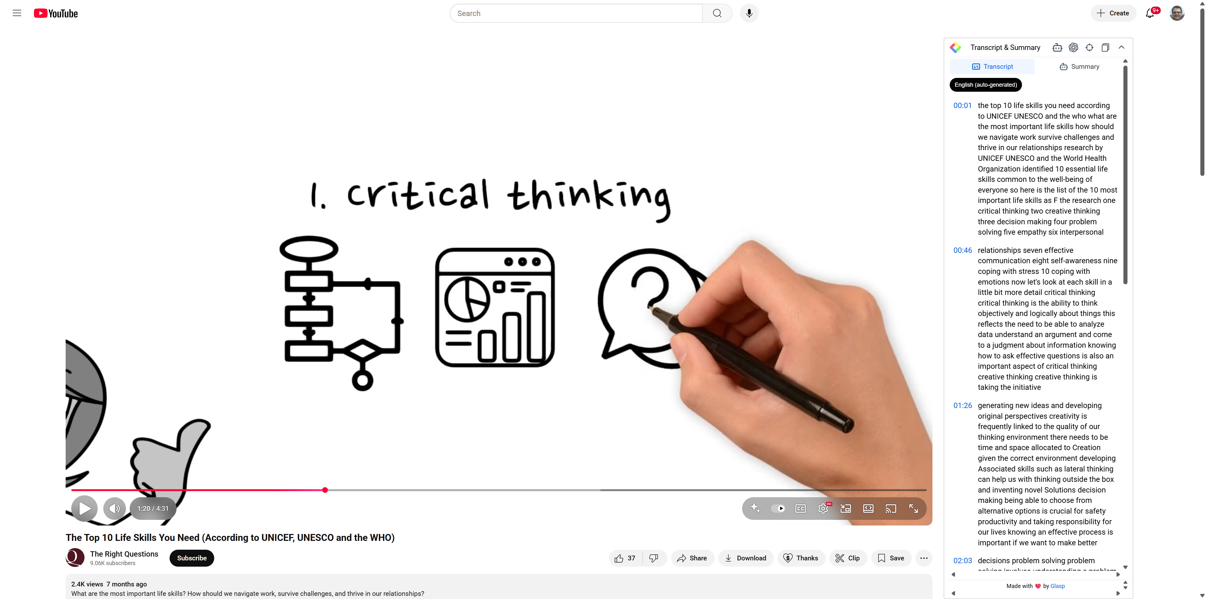 WHO top 10 critical life skills
